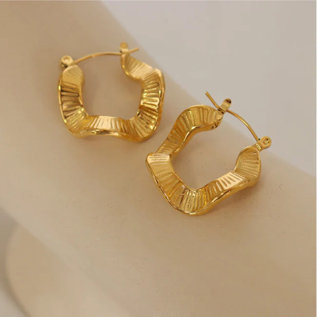 Sculpted Hoops