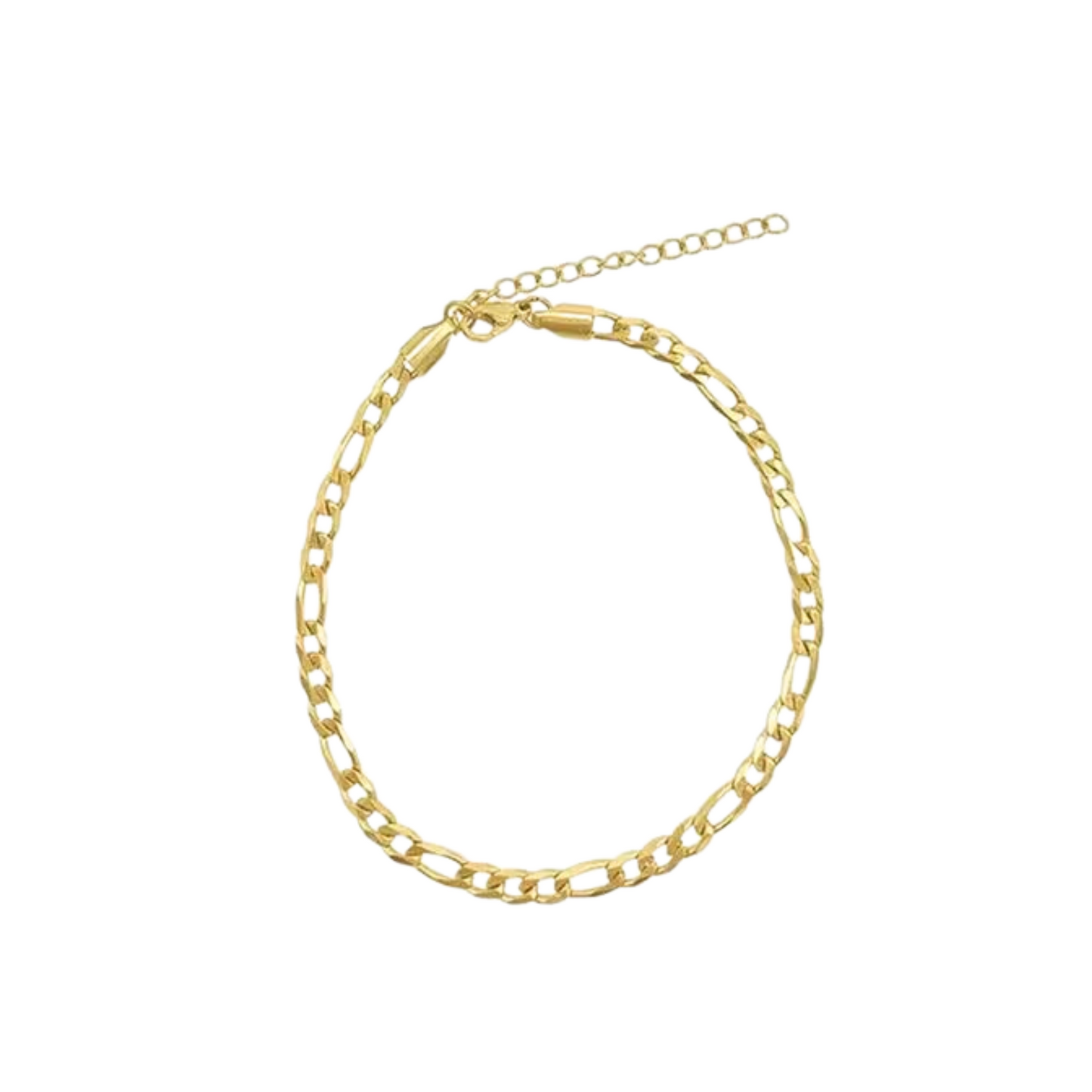Bracelet gourmette plate