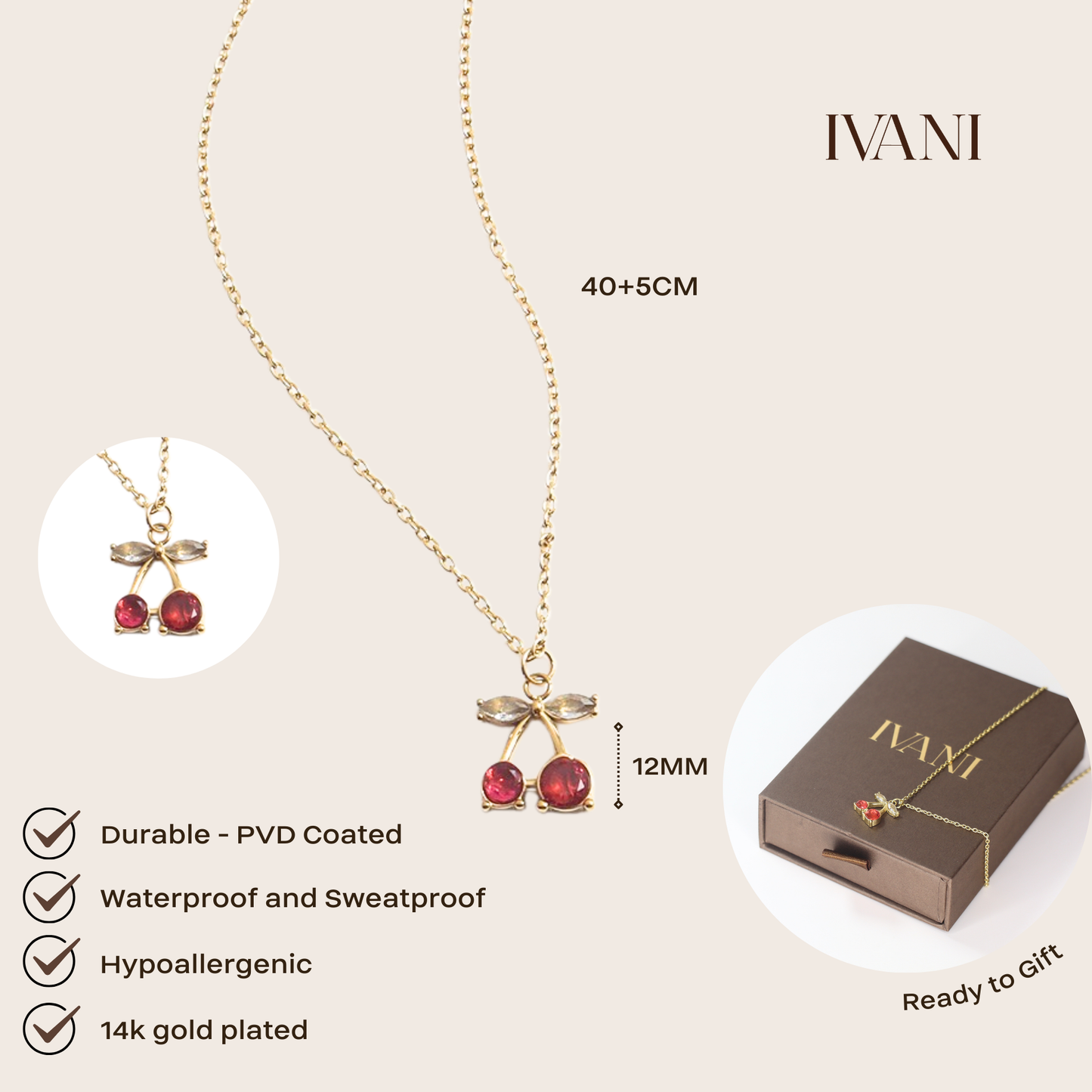 Collier Cerise