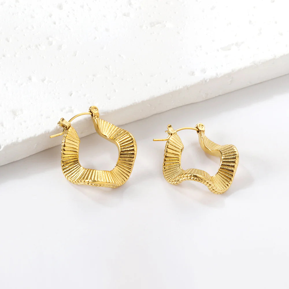 Sculpted Hoops
