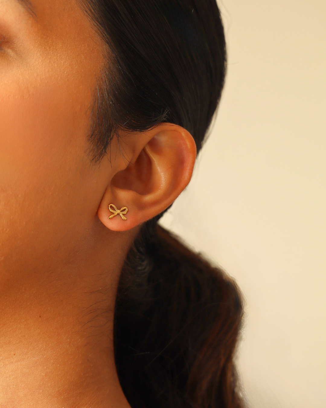 Boucle d'oreille ruban