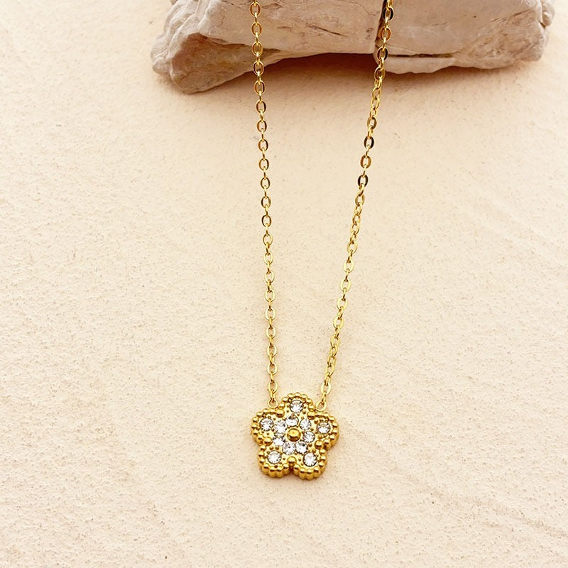 Flower Charm Necklace
