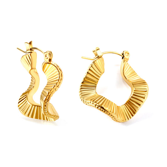 Sculpted Hoops