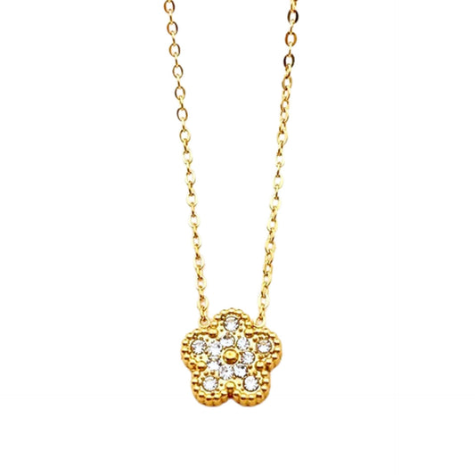 Flower Charm Necklace